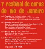 1° Festival de Coros do Rio de Janeiro